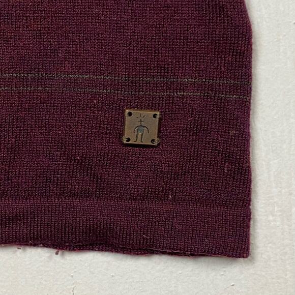 Smartwool Women's V-Neck Sweater - Burgundy, Rust, Charcoal - Picture 5 of 6